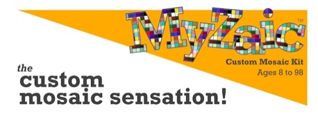 MyZaic custom mosaic kit ages 8 to 98 - the custom mosaic senstation